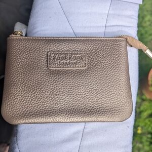 Pom Pom London Bronze Wallet Coin Purse Full Grain Leather RFID Sold Out!
